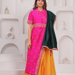 Sunehri-Multicolour lehanga set