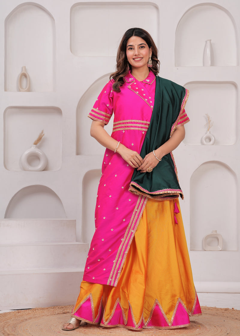 Sunehri-Multicolour lehanga set