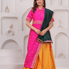 Sunehri-Multicolour lehanga set