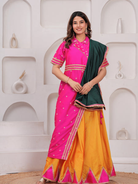 Sunehri-Multicolour lehanga set