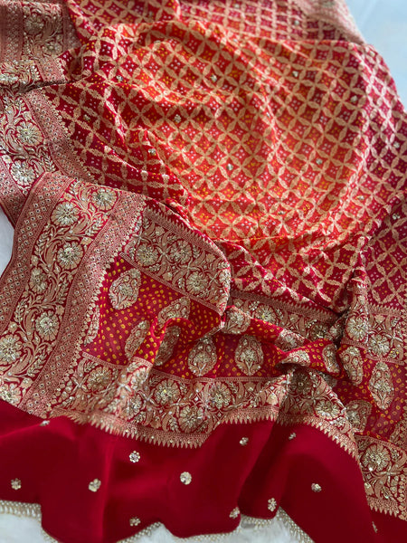 Shaadi Shringaar || Odhna || Red Orange || Pila || Piliya