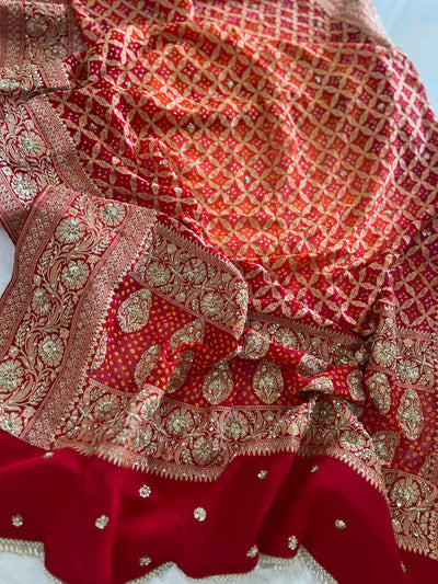 Shaadi Shringaar || Odhna || Red Orange || Pila || Piliya