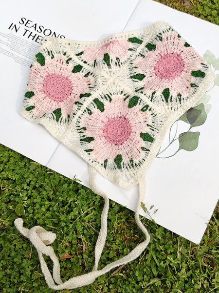 Bloom & Moo – Handcrafted Crochet Bandana Scarf