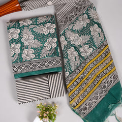 “Riwaayat – Hand Block Printed Cotton Suit Dress Material”