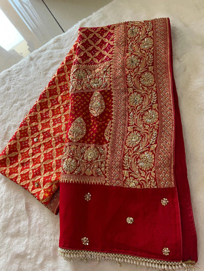 Shaadi Shringaar || Odhna || Red Orange || Pila || Piliya