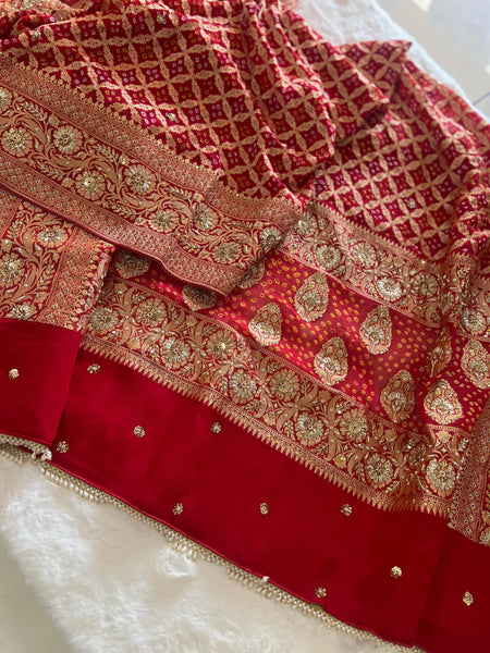 Shaadi Shringaar || Odhna || Red Orange || Pila || Piliya