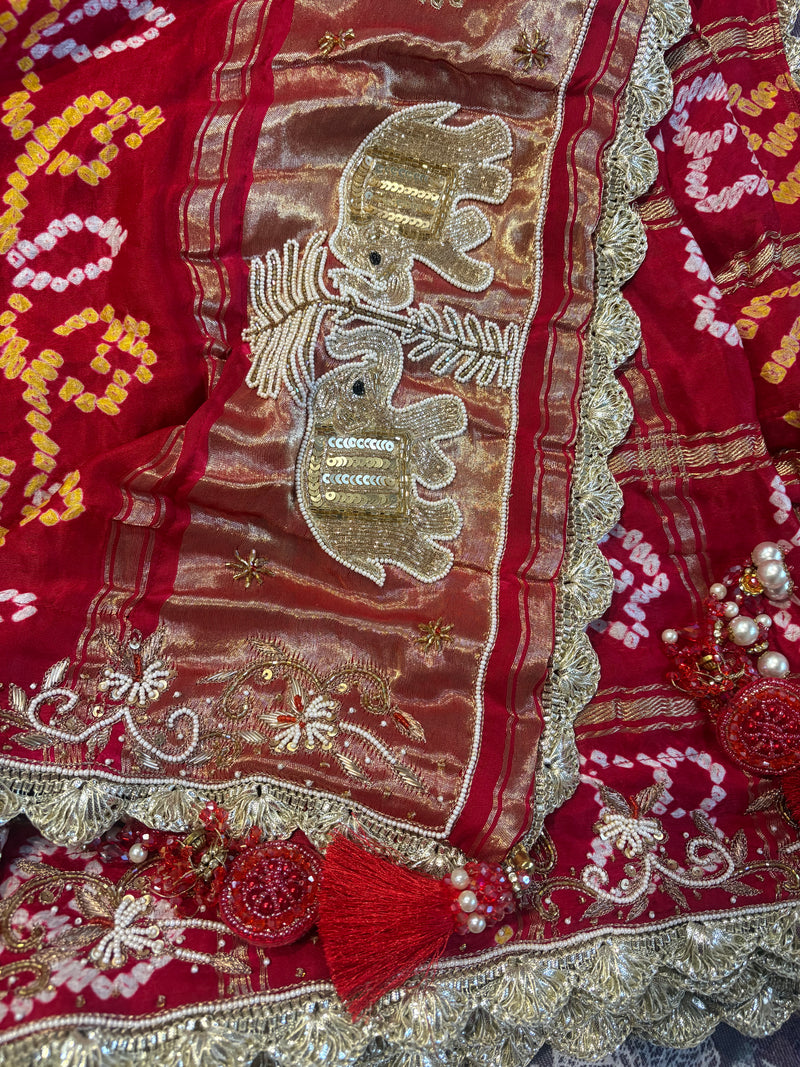Gaj ghatchola red odhna