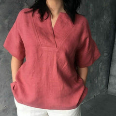 Blush Breeze Cotton Top